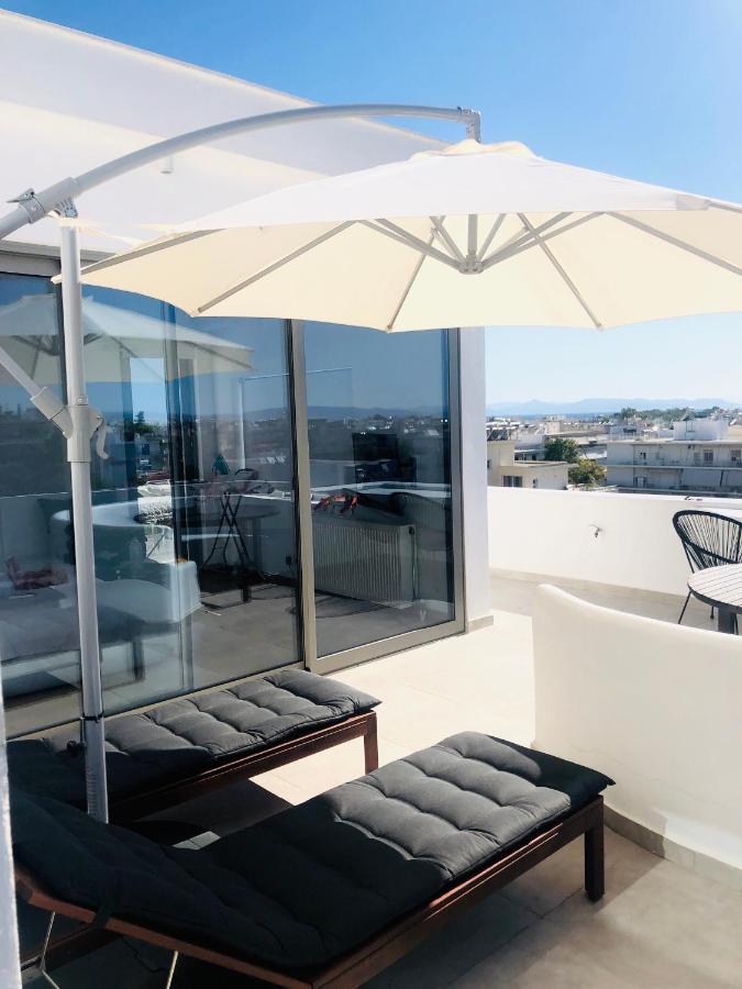 Amazing Suite At Glyfada With Sea View & Jacuzzi Афины Экстерьер фото