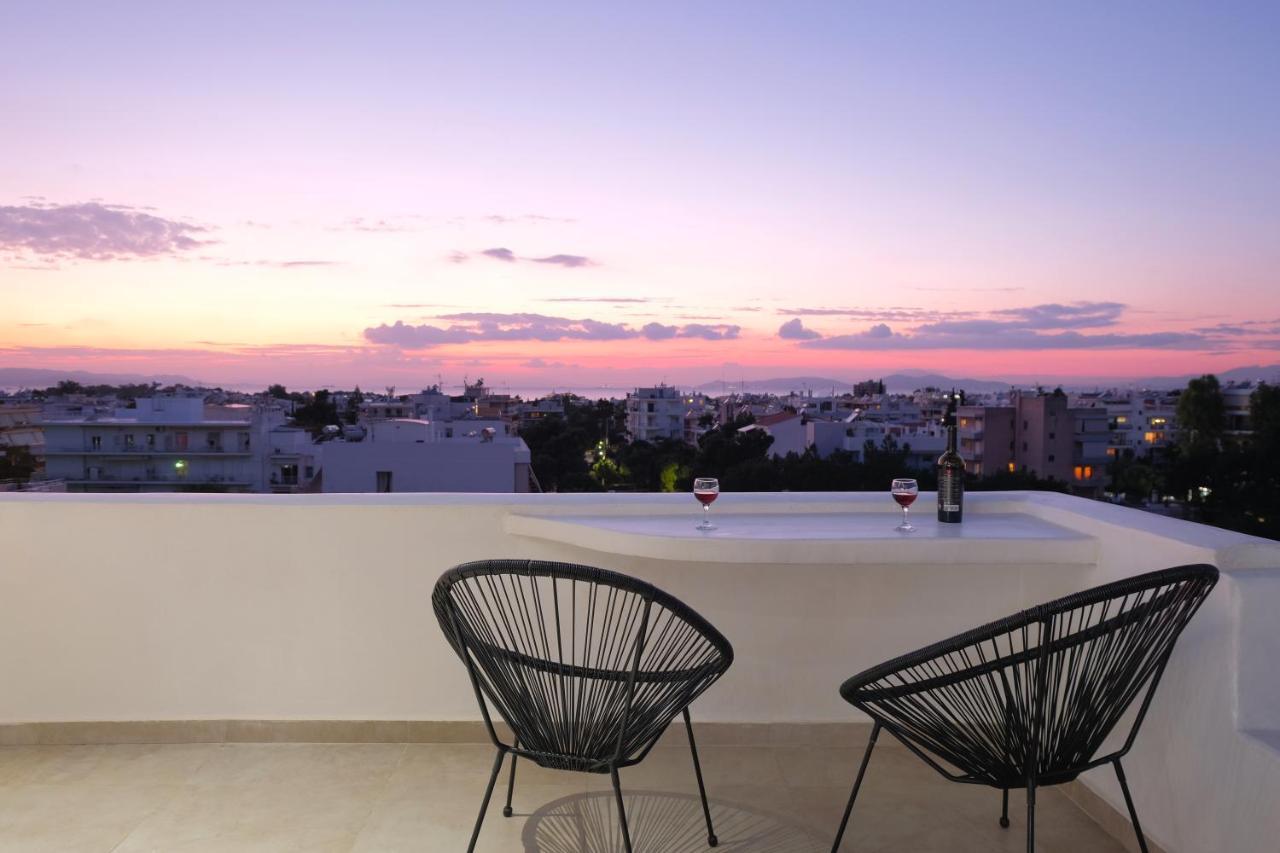 Amazing Suite At Glyfada With Sea View & Jacuzzi Афины Экстерьер фото
